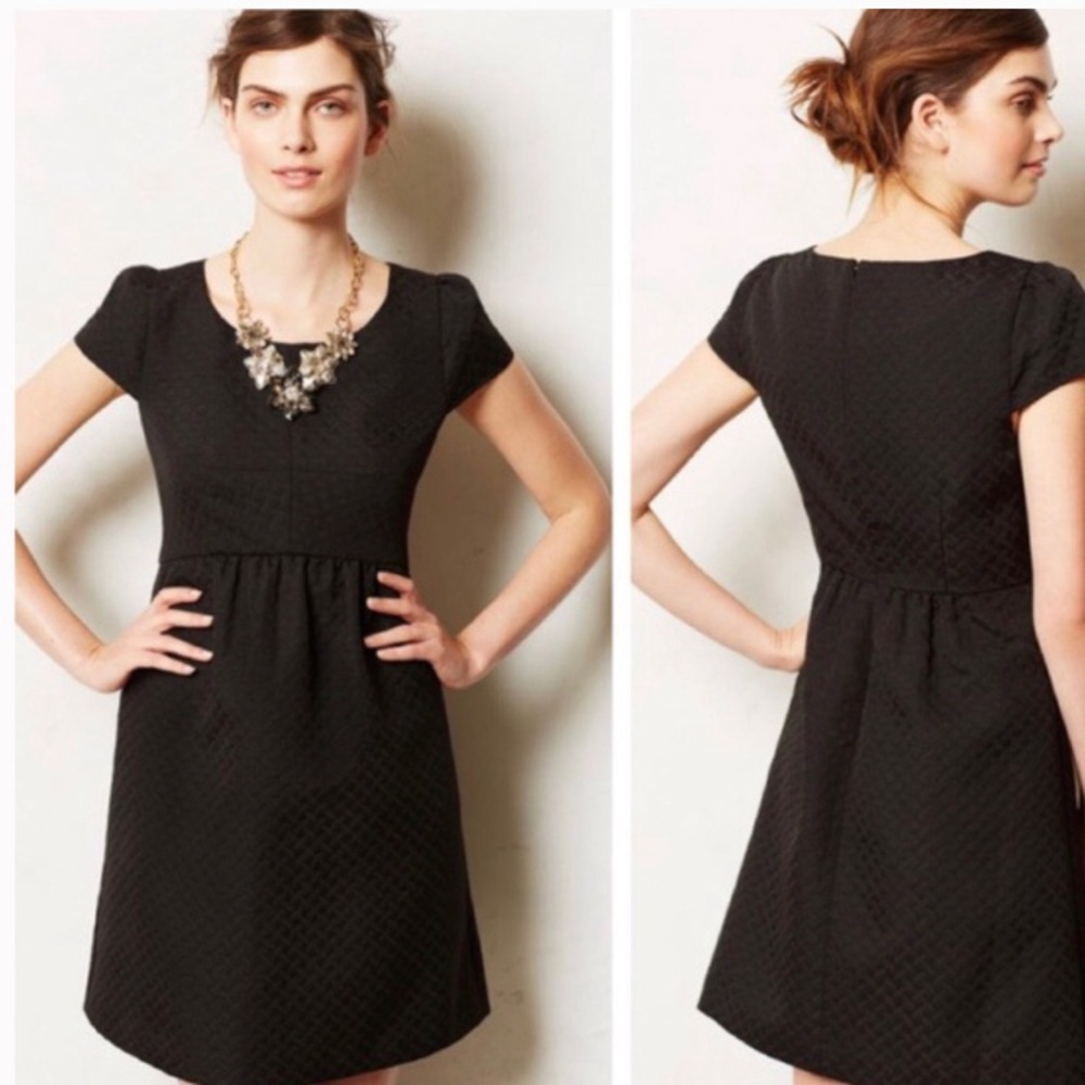 Anthro HD In Paris Black Empress Dress